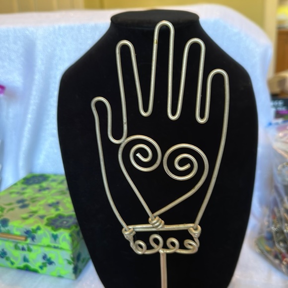 etsy Other - Standing Wire Hand to display jewelry or decor